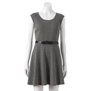 🦋 5/$25 - Candie's Textured Striped Skater Dress for Juniors' size S